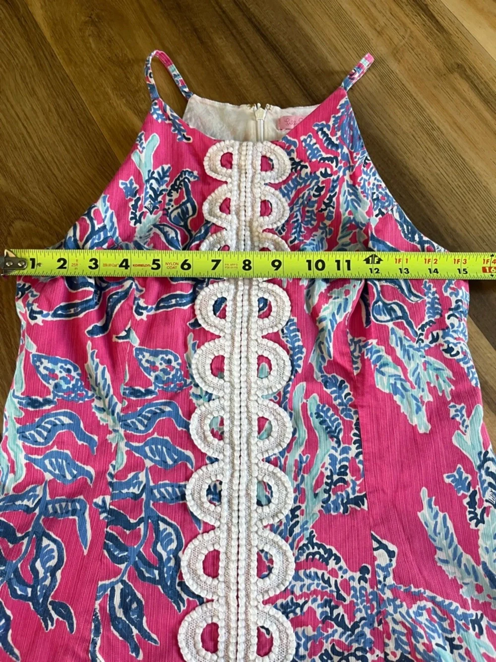 Lilly Pulitzer Annabelle Top in Capri Pink Samba size 10 - Picture 5 of 6